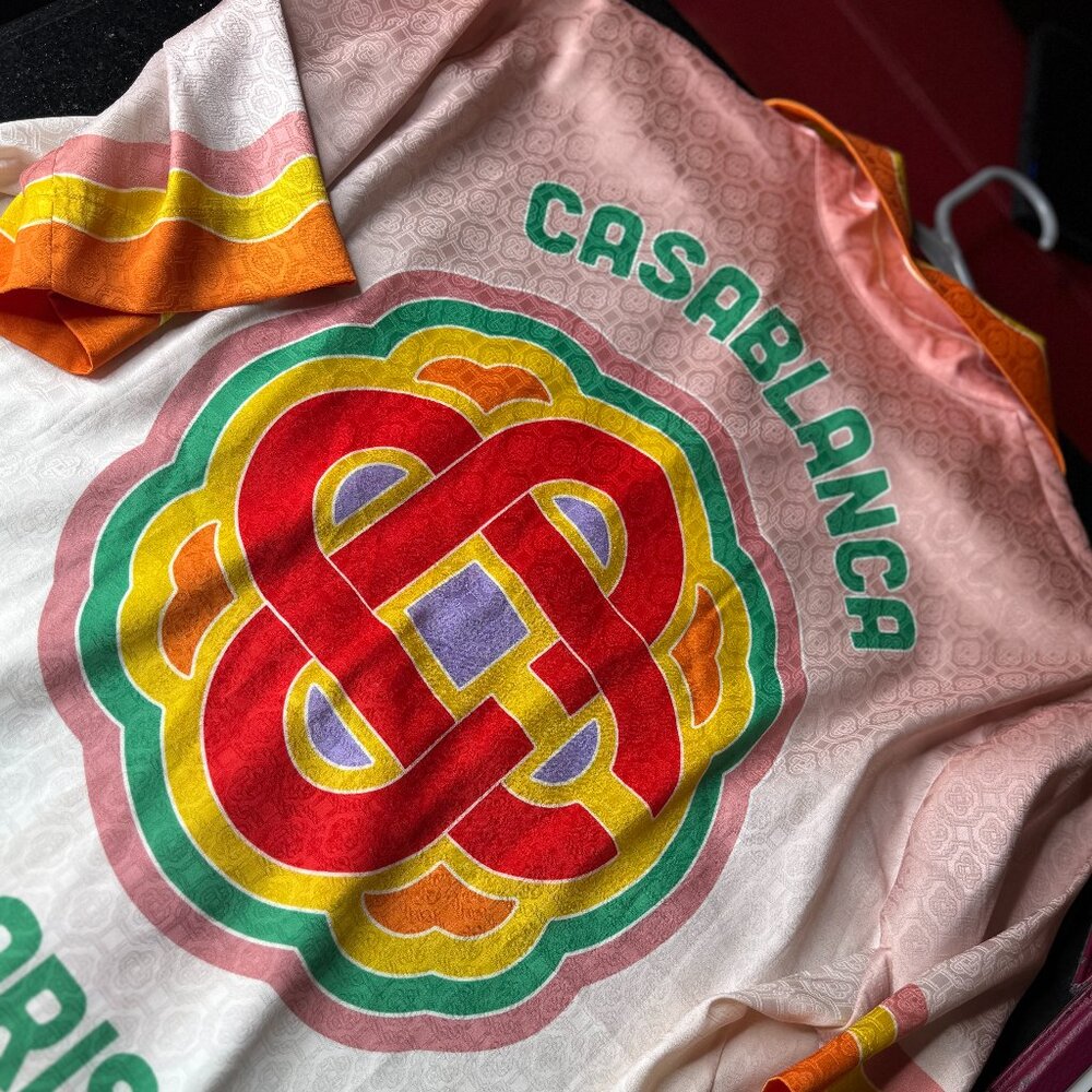 Casablanca Silk Tennis Shirt